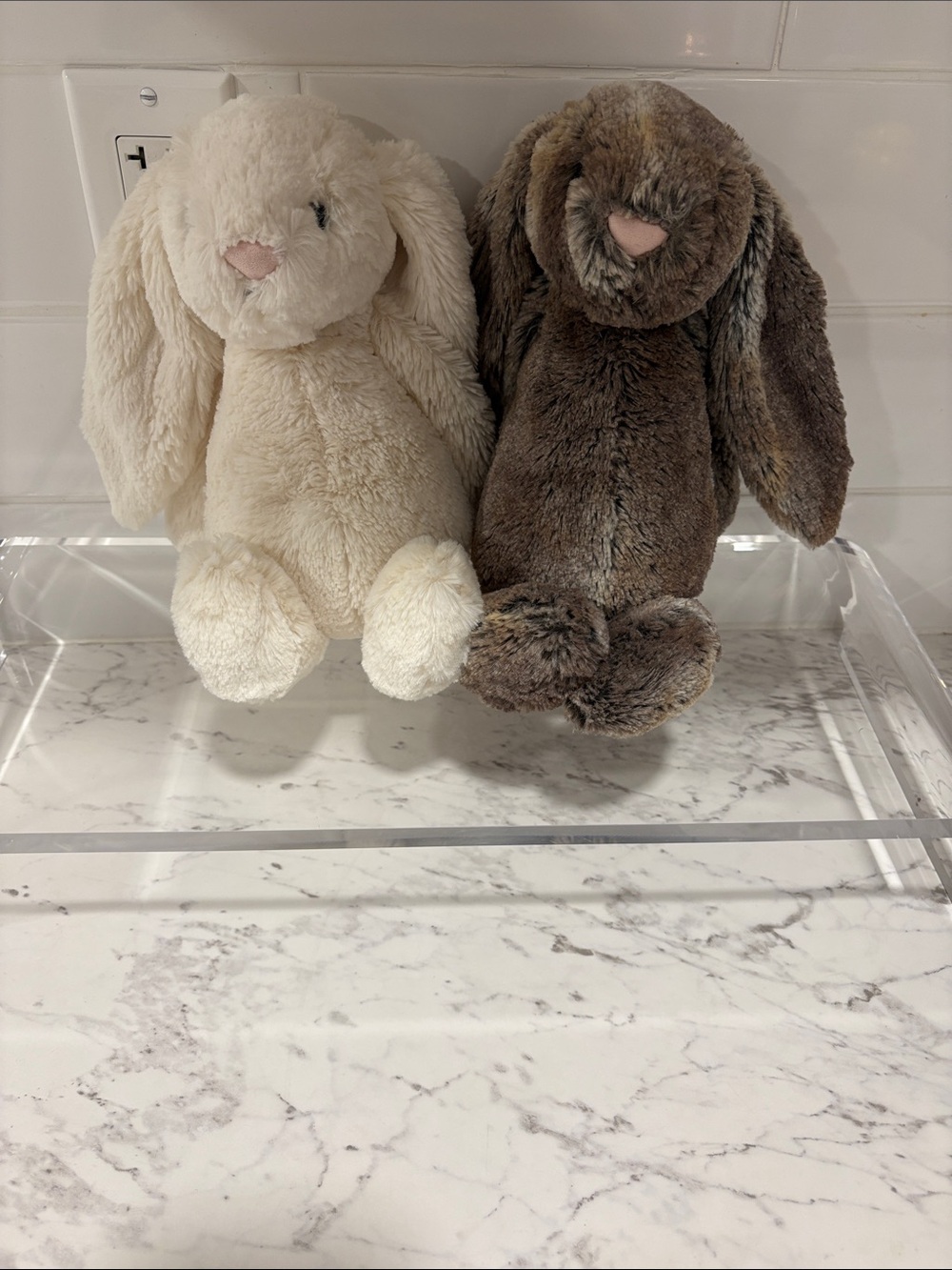 Jellycat Bashful Bunnies - Woodland and White